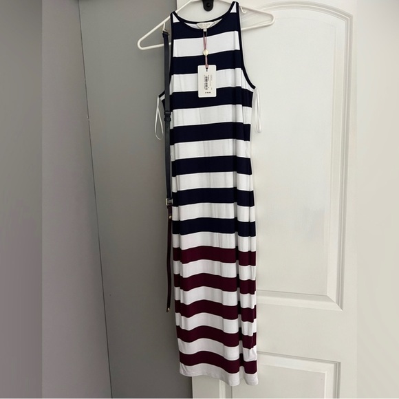 NWT Ted Baker Yuni Rowing Stripe Belted
Bodycon Dress Blue Red White Sz 0/2 $195 - Picture 4 of 6